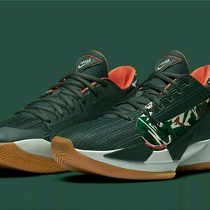 Nike Green and Orange Sneakers